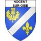 Nogent-sur-Oise 60 ville sticker blason écusson autocollant adhésif