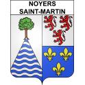 Noyers-Saint-Martin 60 ville sticker blason écusson autocollant adhésif