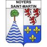 Adesivi stemma Noyers-Saint-Martin adesivo