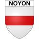 Noyon 60 ville sticker blason écusson autocollant adhésif