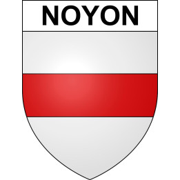 Stickers coat of arms Noyon adhesive sticker
