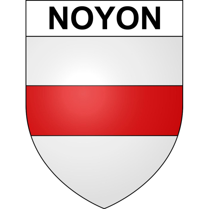 Stickers coat of arms Noyon adhesive sticker