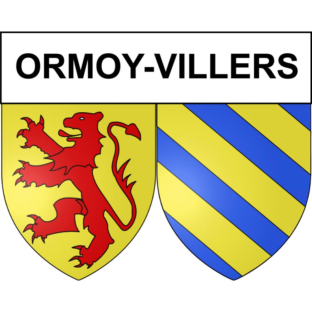 Adesivi stemma Ormoy-Villers adesivo