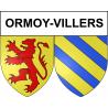 Stickers coat of arms Ormoy-Villers adhesive sticker