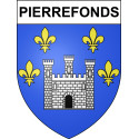Pierrefonds Sticker wappen, gelsenkirchen, augsburg, klebender aufkleber