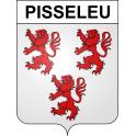 Pisseleu 60 ville sticker blason écusson autocollant adhésif
