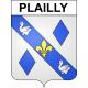 Plailly 60 ville sticker blason écusson autocollant adhésif