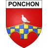 Ponchon Sticker wappen, gelsenkirchen, augsburg, klebender aufkleber