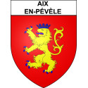 Stickers coat of arms Aix-en-Pévèle adhesive sticker