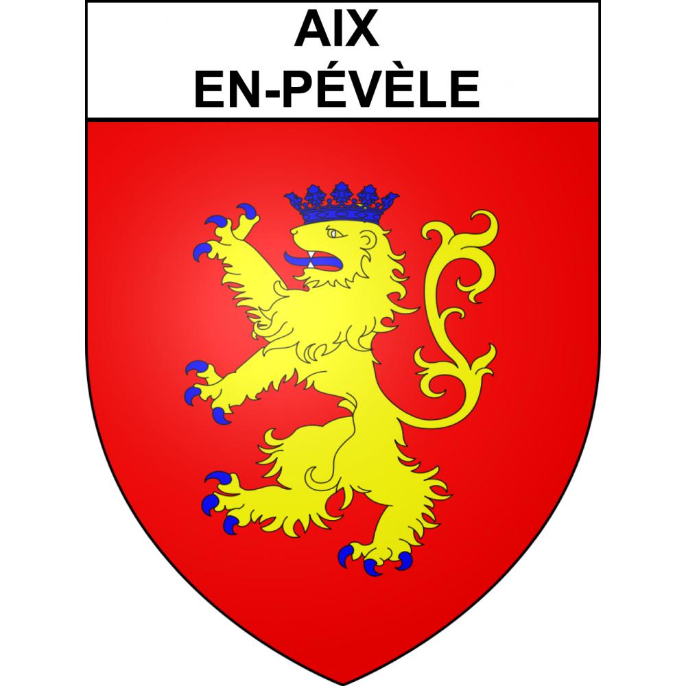 Aix-en-Pévèle Sticker wappen, gelsenkirchen, augsburg, klebender aufkleber
