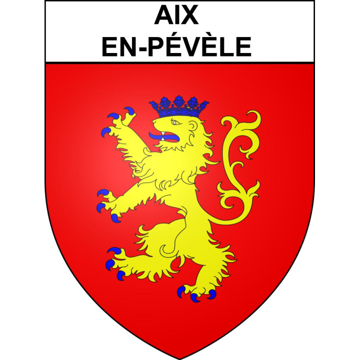 Aix-en-Pévèle Sticker wappen, gelsenkirchen, augsburg, klebender aufkleber
