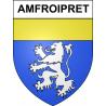 Pegatinas escudo de armas de Amfroipret adhesivo de la etiqueta engomada
