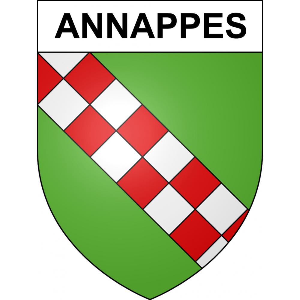 Annappes 59 ville sticker blason écusson autocollant adhésif