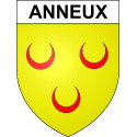 Anneux Sticker wappen, gelsenkirchen, augsburg, klebender aufkleber