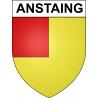 Anstaing 59 ville sticker blason écusson autocollant adhésif