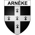 Arnèke 59 ville sticker blason écusson autocollant adhésif
