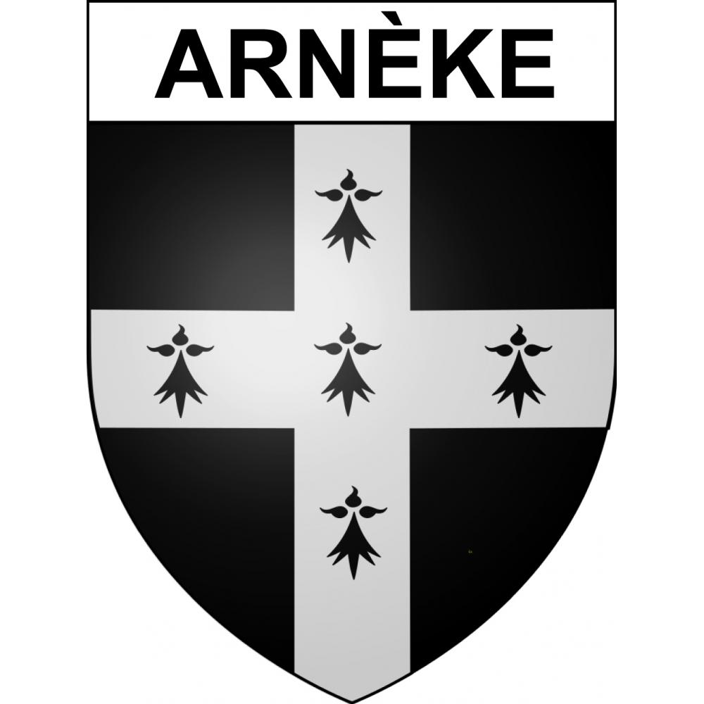 Arnèke Sticker wappen, gelsenkirchen, augsburg, klebender aufkleber