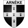 Arnèke Sticker wappen, gelsenkirchen, augsburg, klebender aufkleber