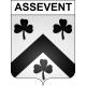 Adesivi stemma Assevent adesivo