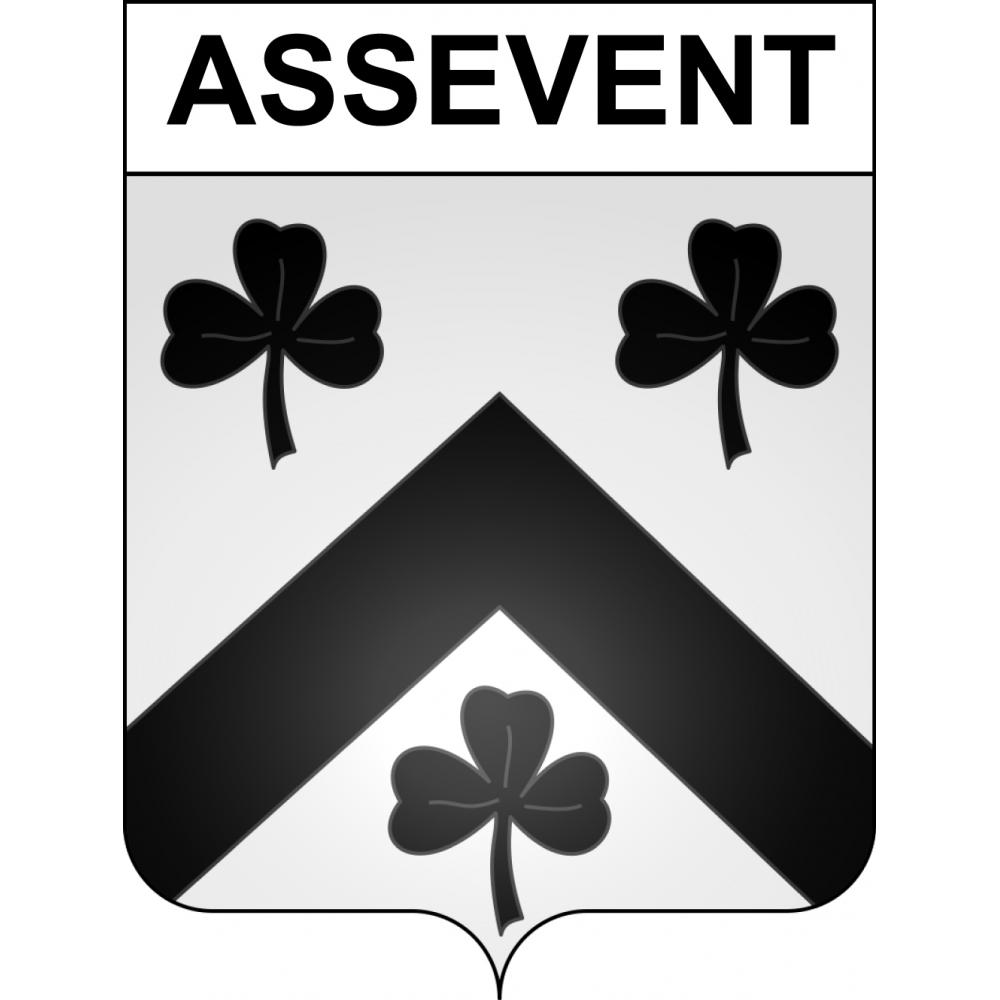Stickers coat of arms Assevent adhesive sticker