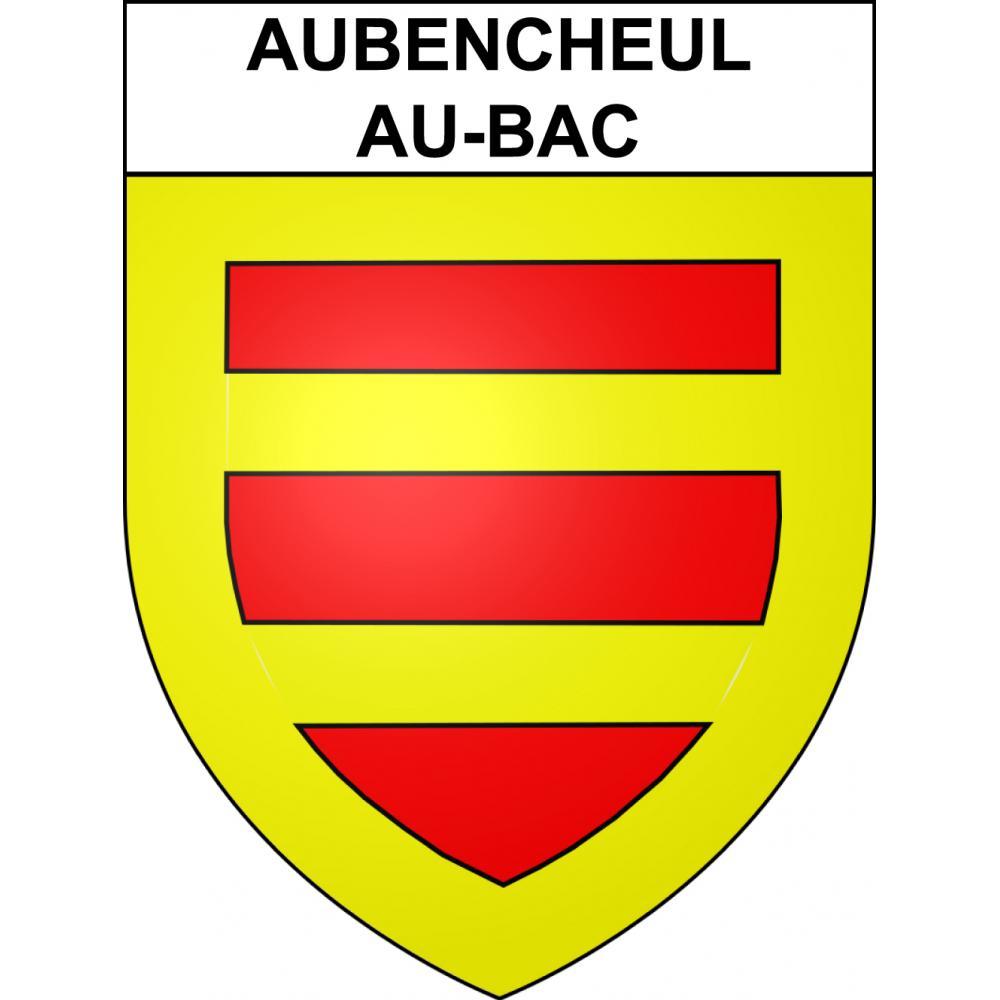 Aubencheul-au-Bac 59 ville sticker blason écusson autocollant adhésif