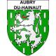 Aubry-du-Hainaut 59 ville sticker blason écusson autocollant adhésif