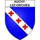 Stickers coat of arms Auchy-lez-Orchies adhesive sticker