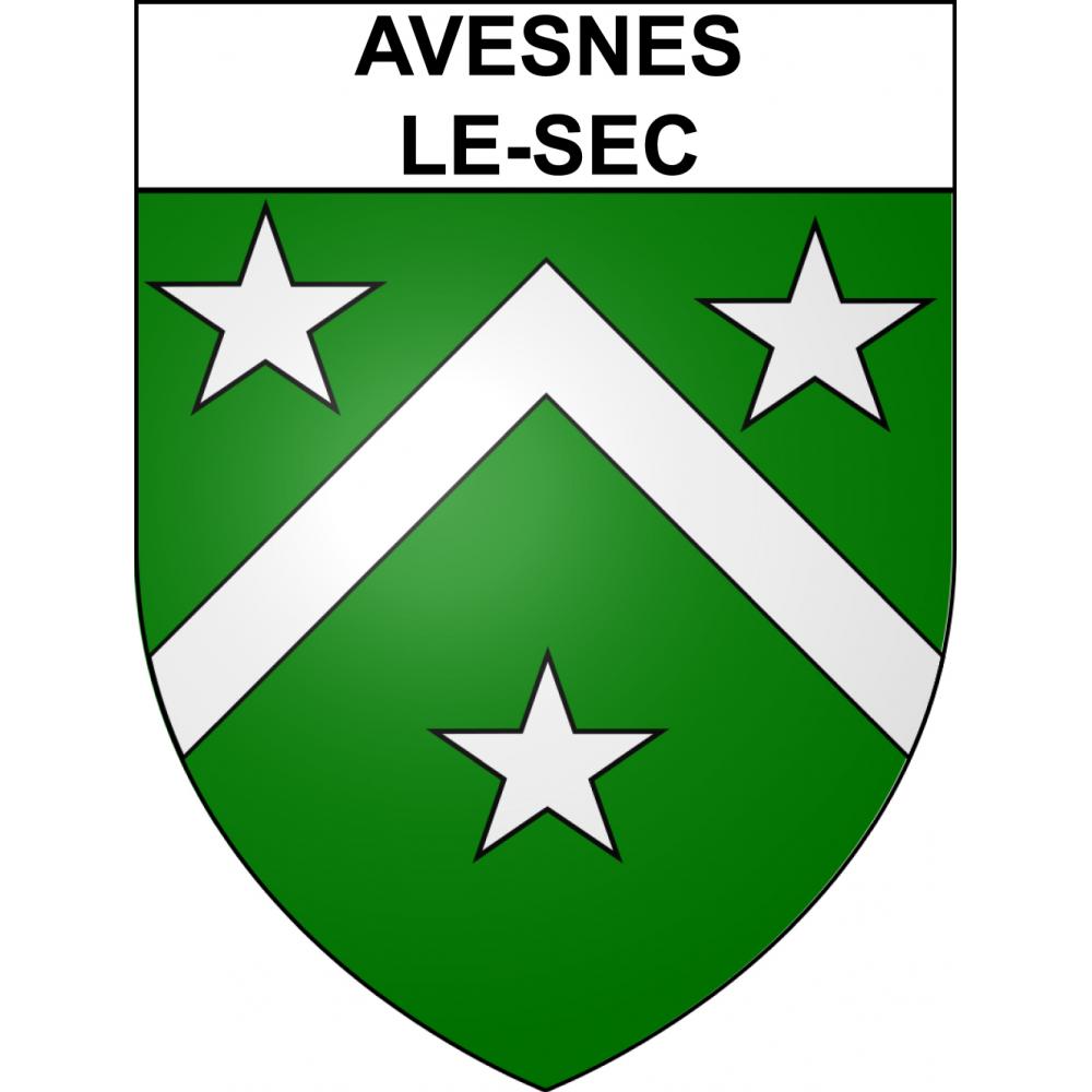 Adesivi stemma Avesnes-le-Sec adesivo