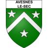 Adesivi stemma Avesnes-le-Sec adesivo
