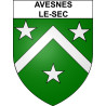 Stickers coat of arms Avesnes-le-Sec adhesive sticker