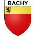Bachy 59 ville sticker blason écusson autocollant adhésif