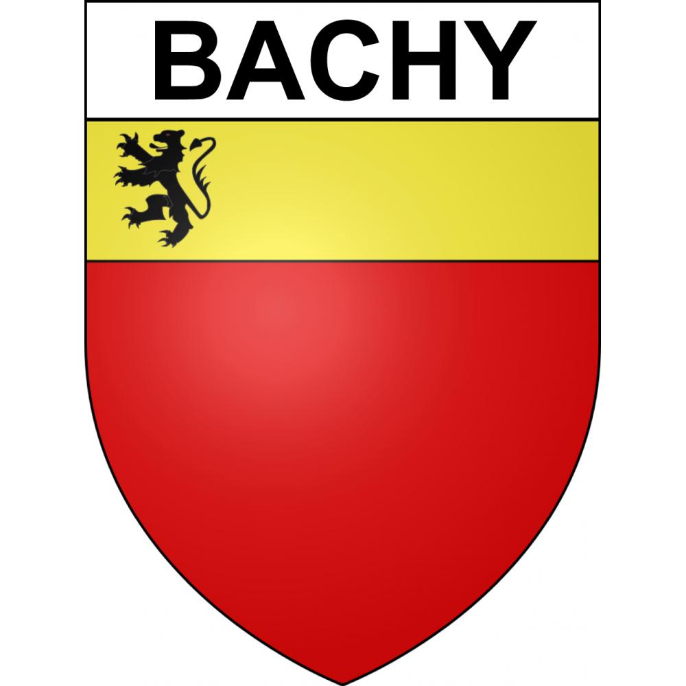 Bachy 59 ville sticker blason écusson autocollant adhésif