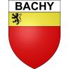 Bachy 59 ville sticker blason écusson autocollant adhésif