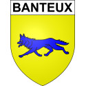 Banteux 59 ville sticker blason écusson autocollant adhésif