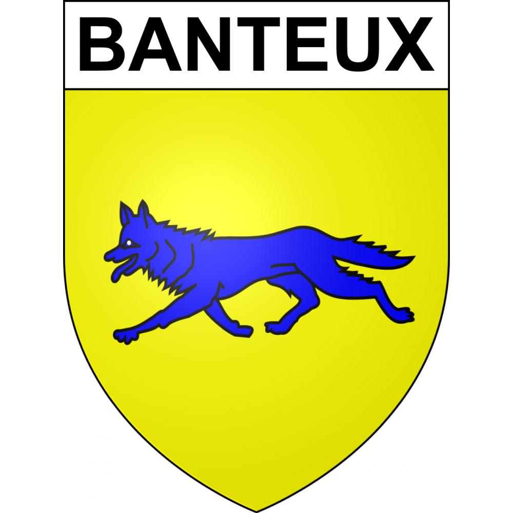 Stickers coat of arms Banteux adhesive sticker