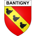 Bantigny Sticker wappen, gelsenkirchen, augsburg, klebender aufkleber
