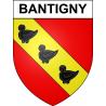 Bantigny 59 ville sticker blason écusson autocollant adhésif