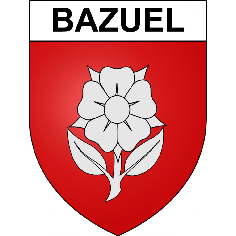 Bazuel 59 ville sticker blason écusson autocollant adhésif