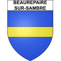 Beaurepaire-sur-Sambre 59 ville sticker blason écusson autocollant adhésif