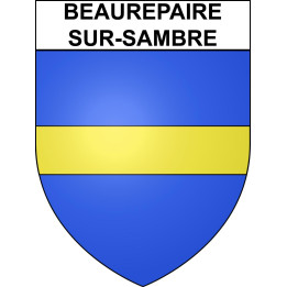 Stickers coat of arms Beaurepaire-sur-Sambre adhesive sticker