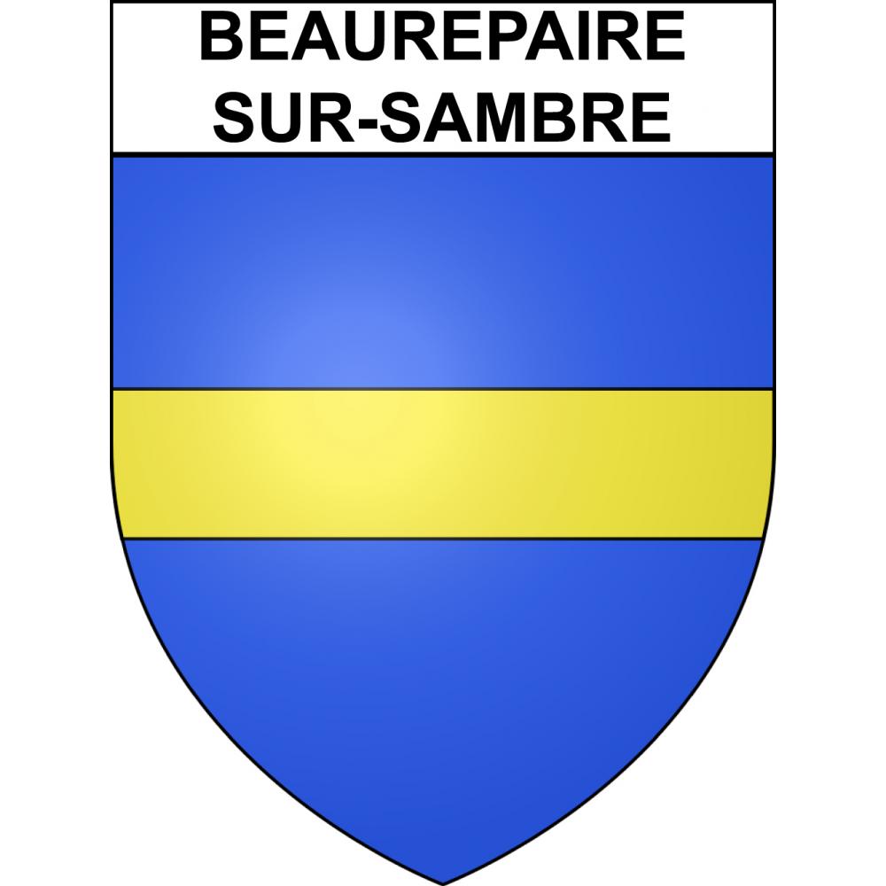 Stickers coat of arms Beaurepaire-sur-Sambre adhesive sticker