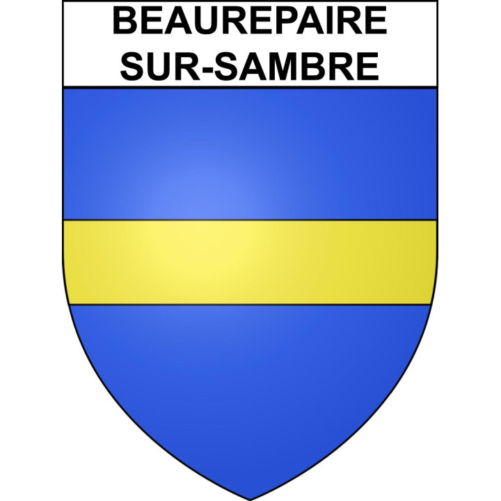 Stickers coat of arms Beaurepaire-sur-Sambre adhesive sticker