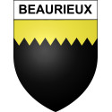 Beaurieux 59 ville sticker blason écusson autocollant adhésif
