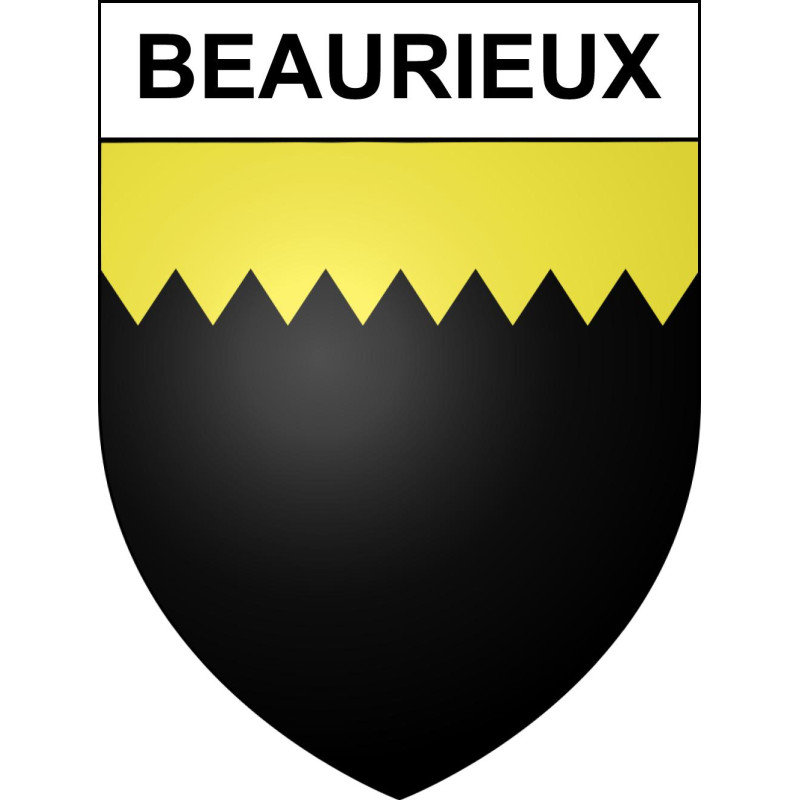 Beaurieux 59 ville sticker blason écusson autocollant adhésif