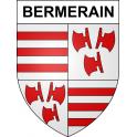 Bermerain 59 ville sticker blason écusson autocollant adhésif