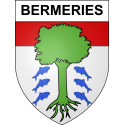 Bermeries 59 ville sticker blason écusson autocollant adhésif
