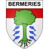 Bermeries 59 ville sticker blason écusson autocollant adhésif