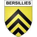 Bersillies 59 ville sticker blason écusson autocollant adhésif