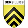 Bersillies 59 ville sticker blason écusson autocollant adhésif