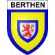 Berthen 59 ville sticker blason écusson autocollant adhésif